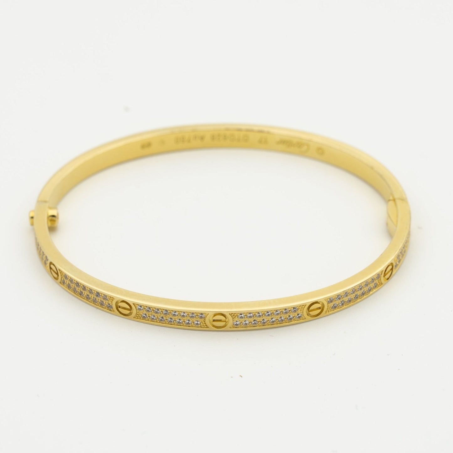 [Verdaci™]LOVE BRACELET 3.65MM DIAMOND-PAVED
