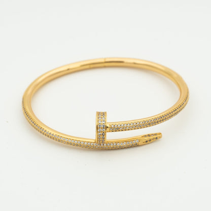 [Verdaci™]JUSTE BRACELET 3.5MM ALL DIAMONDS