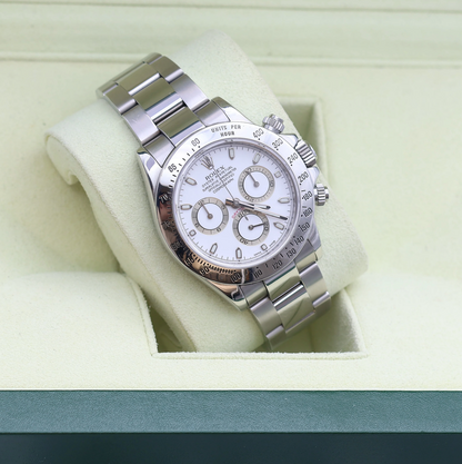 ROLEX DAYTONA OYSTER COSMOGRAPH STAINLESS STEEL APH CHROMALIGHT