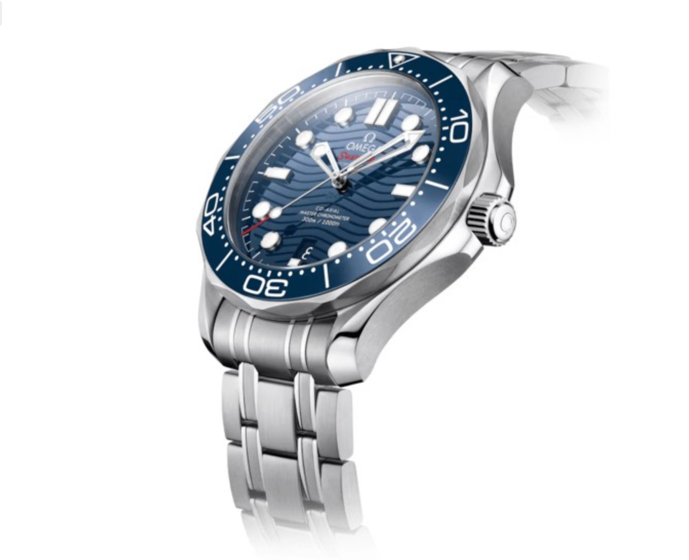 OMEGA Seamaster Blue Dial Steel Bracelet