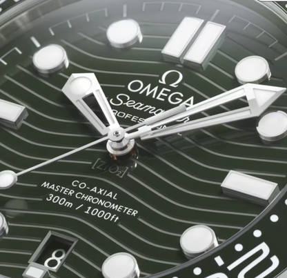 OMEGA Seamaster  Green Dial Steel Bracelet