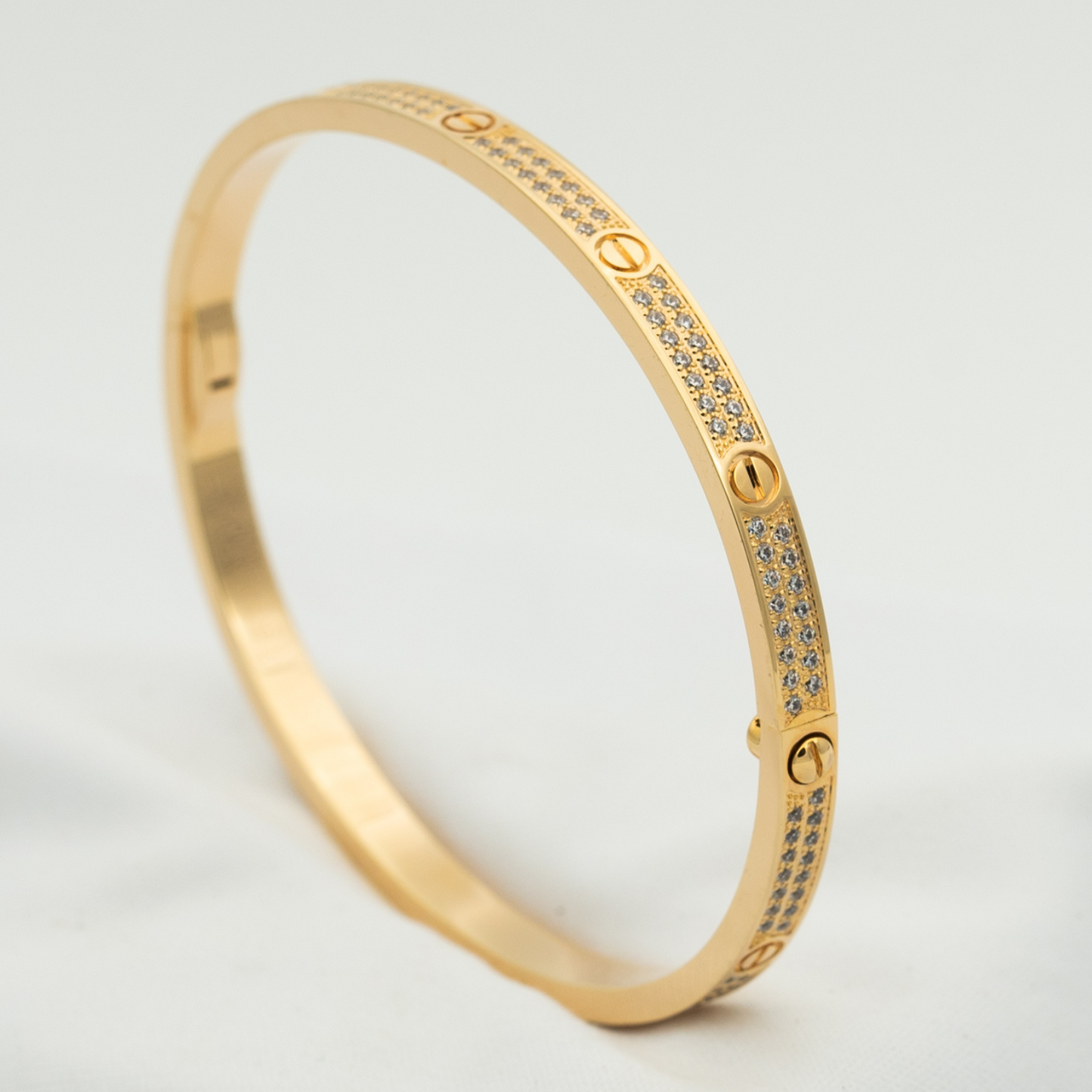 [Verdaci™]LOVE BRACELET 3.65MM DIAMOND-PAVED