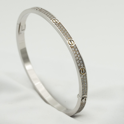 [Verdaci™]LOVE BRACELET 3.65MM DIAMOND-PAVED