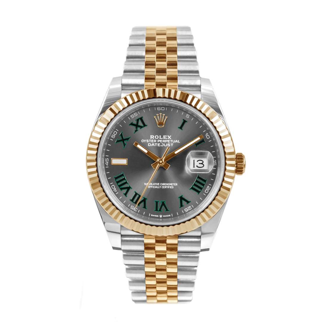 ROLEX DATEJUST 41 WIMBLEDON TWO-TONE