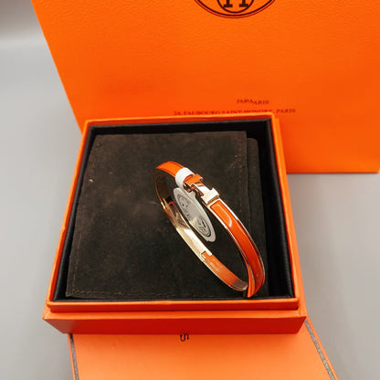 [Verdaci™]CLASSIC HM CLIC RED 8MM ENAMEL BRACELET