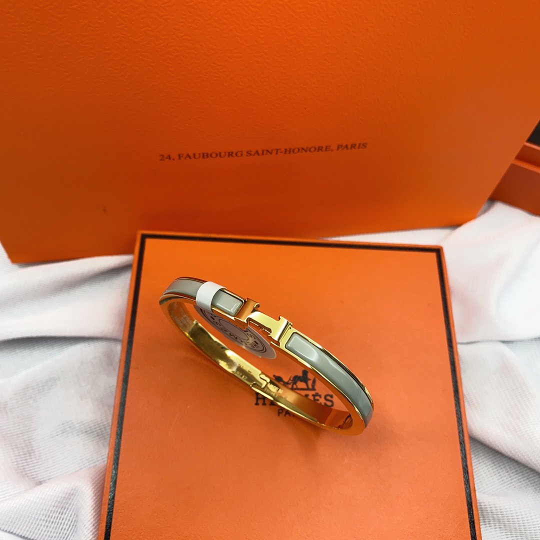 [Verdaci™]CLASSIC HM CLIC GREEN 8MM ENAMEL BRACELET