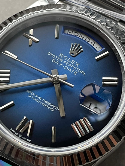 ROLEX DayDate 40 Blue/Black Dial