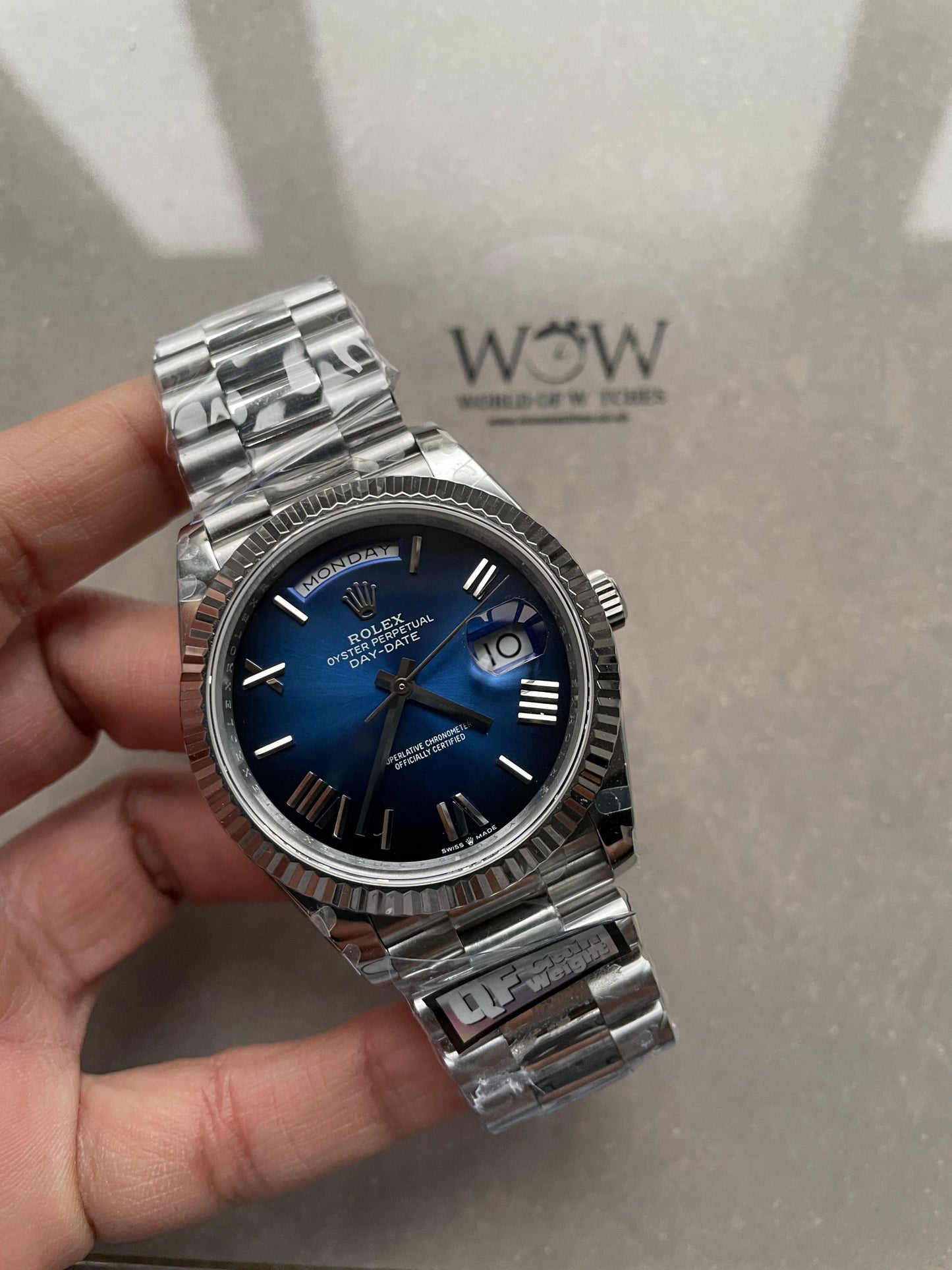 ROLEX DayDate 40 Blue/Black Dial