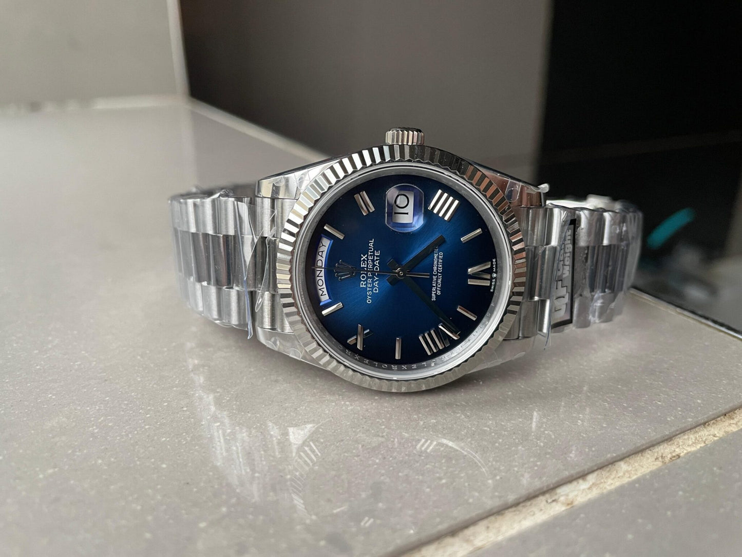 ROLEX DayDate 40 Blue/Black Dial