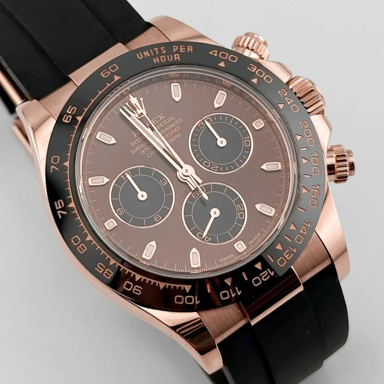ROLEX DAYTONA Everose Gold Cosmograph Chocolate Index Dial