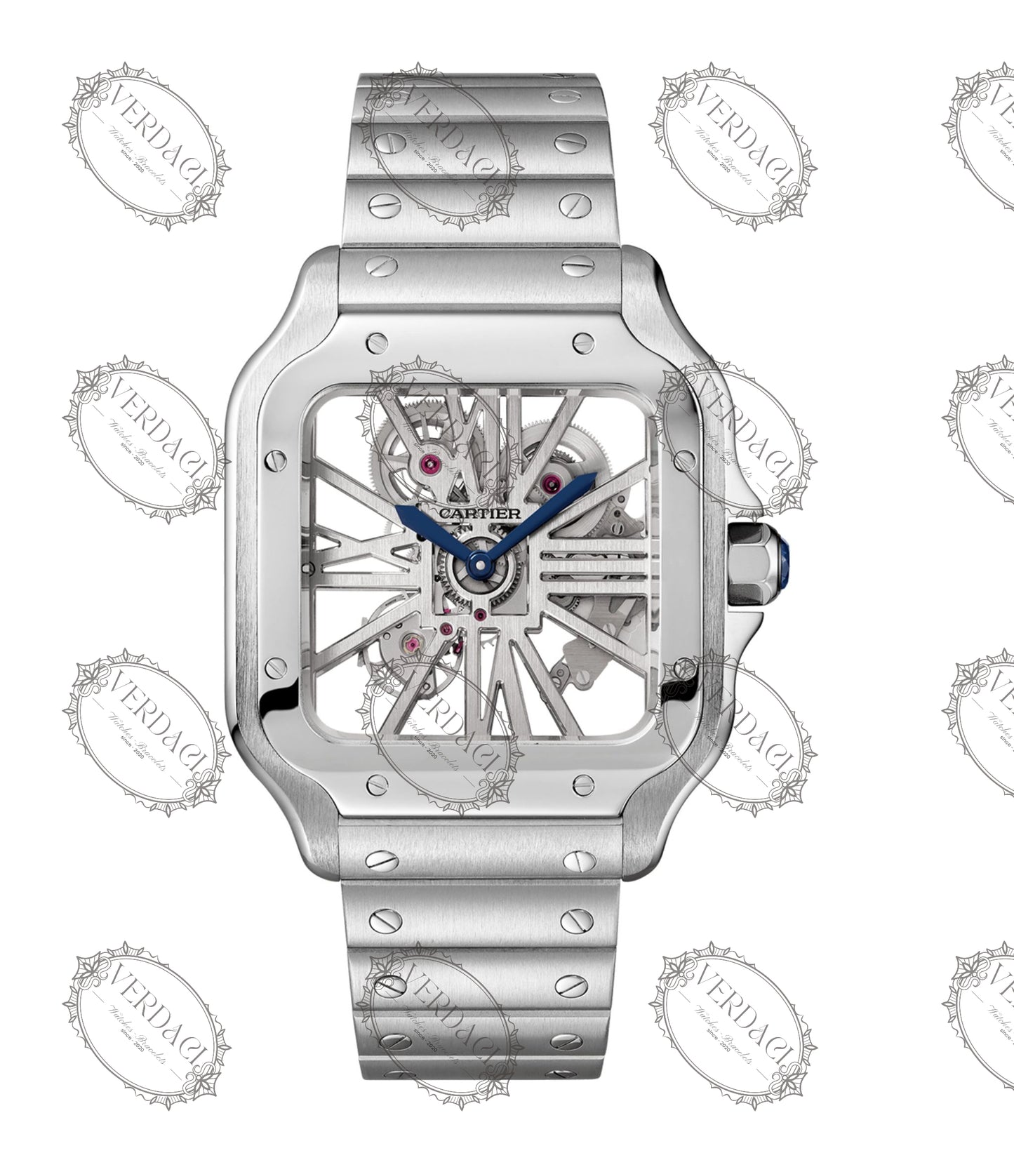 Cartier Santos De Cartier Skeleton WHSA0015