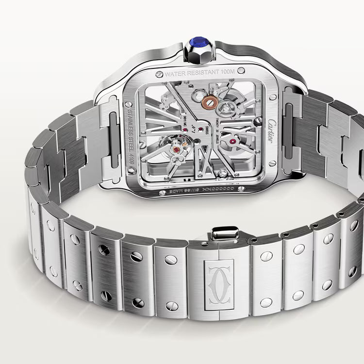 Cartier Santos De Cartier Skeleton WHSA0015