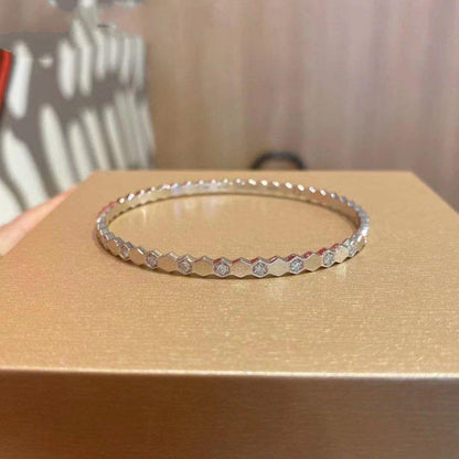 [Verdaci™]BEE LOVE SILVER DIAMOND BRACELET