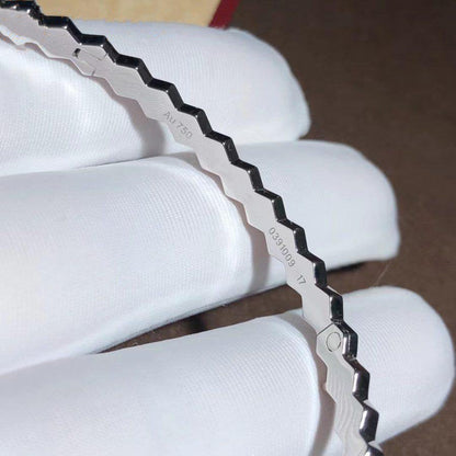 [Verdaci™]BEE LOVE SILVER DIAMOND BRACELET