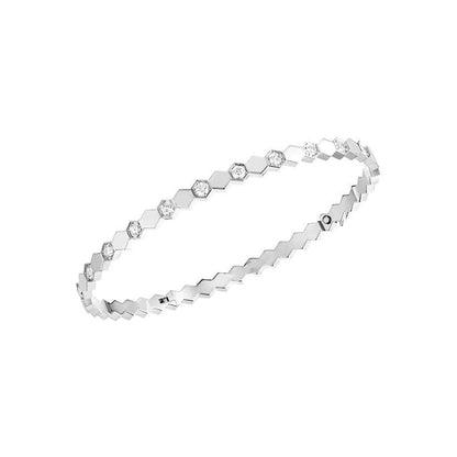 [Verdaci™]BEE LOVE SILVER DIAMOND BRACELET