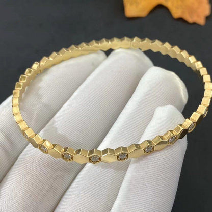 [Verdaci™]BEE LOVE GOLD DIAMOND BRACELET