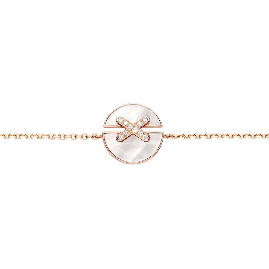 [Verdaci™]JEUX DE BRACELET MOP PINK GOLD DIAMONDS
