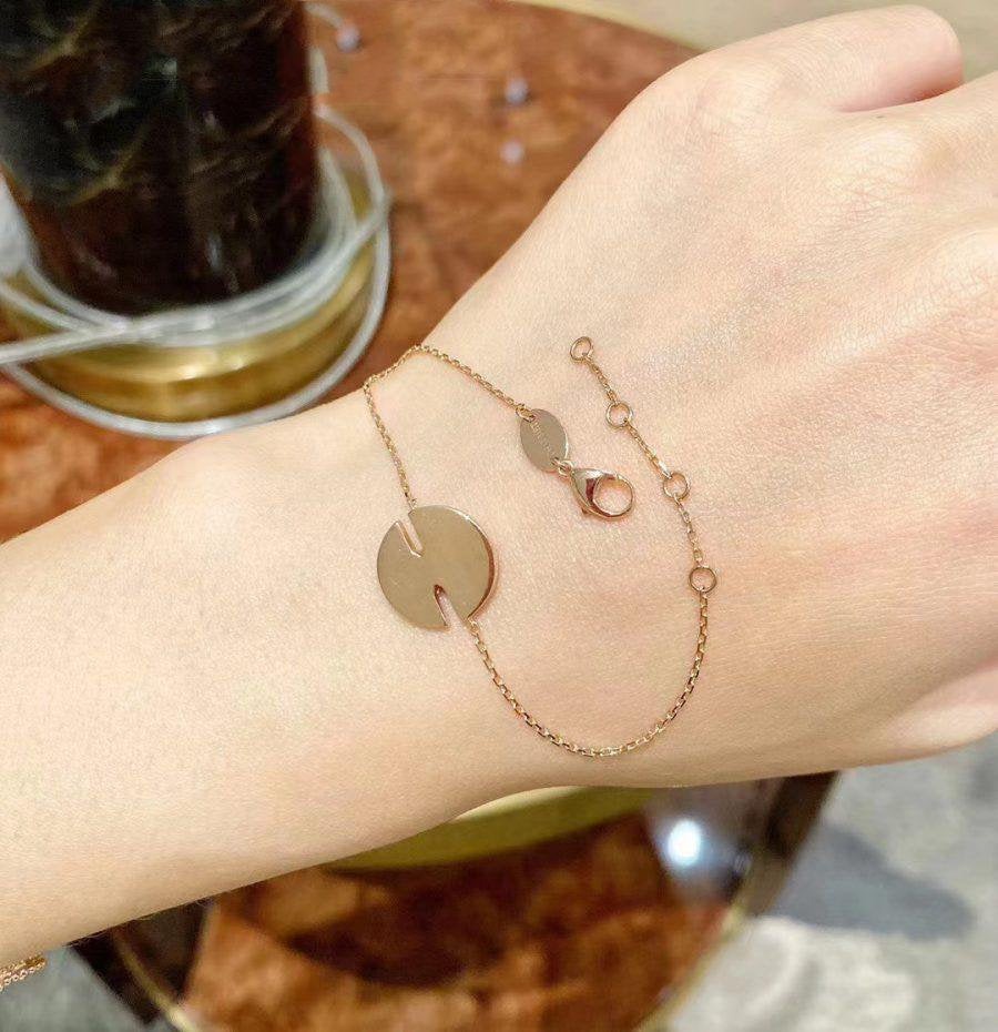 [Verdaci™]JEUX DE BRACELET MOP PINK GOLD DIAMONDS