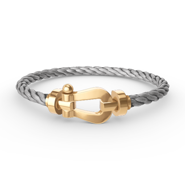 [Verdaci™]FORCE LARGE HORSESHOE NO DIAMOND BRACELET GOLD