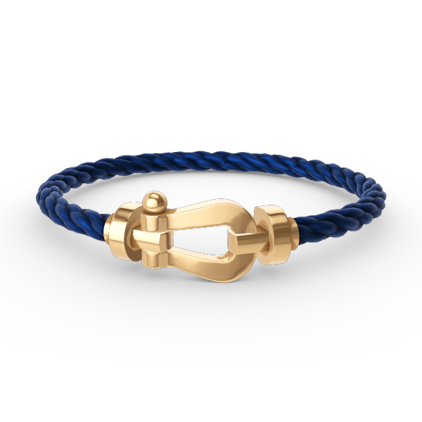 [Verdaci™]FORCE LARGE HORSESHOE NO DIAMOND BRACELET GOLD