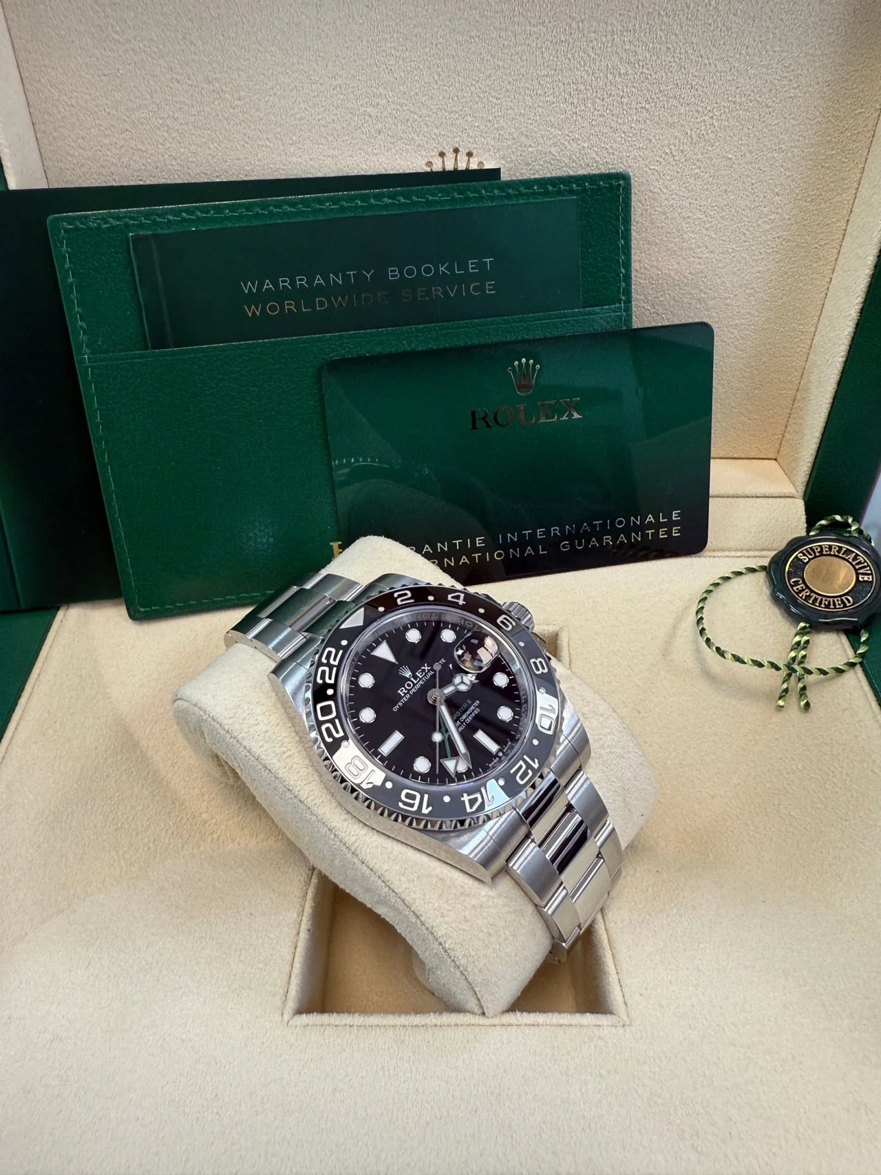 ROLEX GMT-Master II Oyster "Bruce Wayne" 126710GRNR