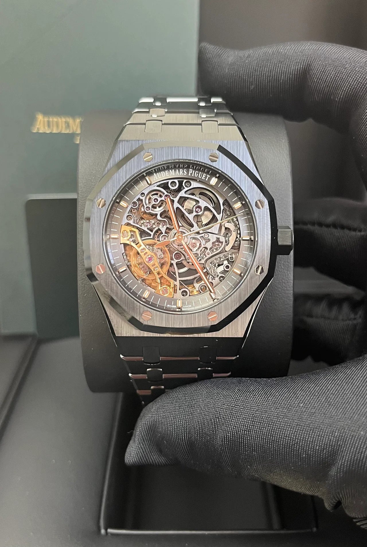Audemars Piguet Royal Oak Skeleton Dial black
