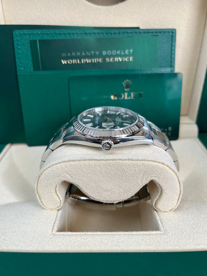 Rolex Datejust Oyster 41 mm Mint Green