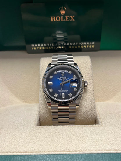 Rolex Day-Date 36 Blue Ombre Dial