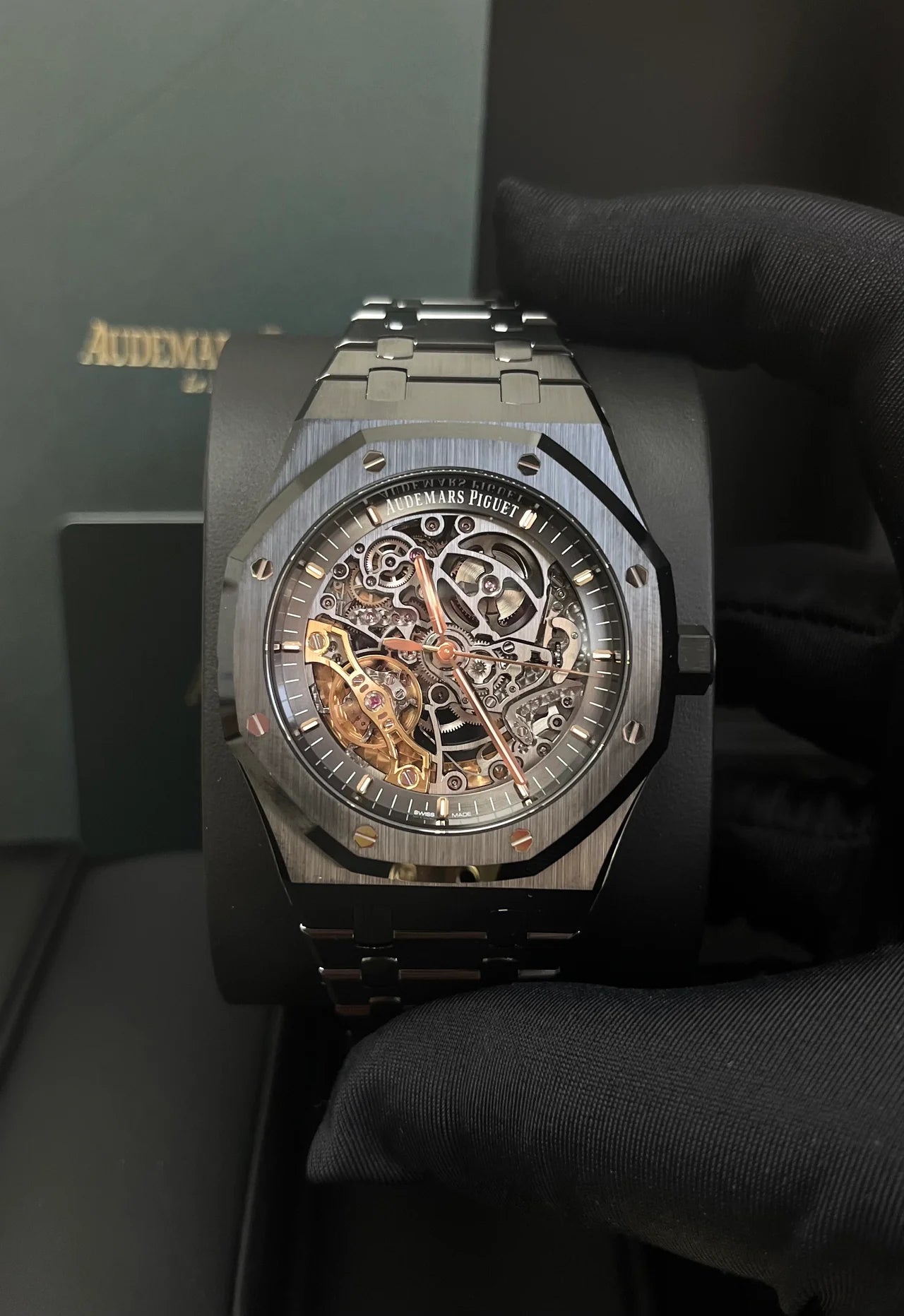 Audemars Piguet Royal Oak Skeleton Dial black