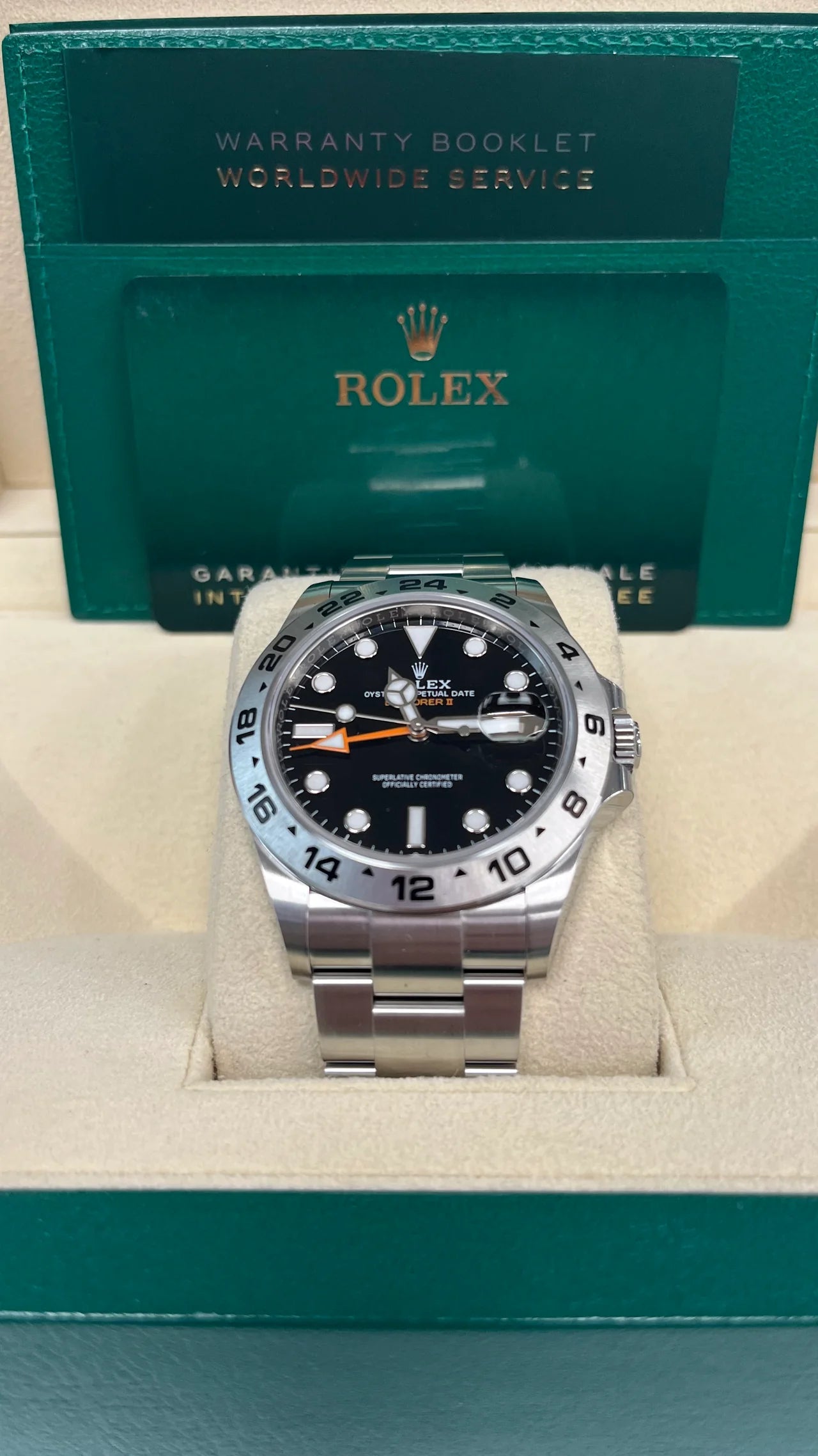 Rolex Oyster Perpetual Explorer II Black Dial 226570