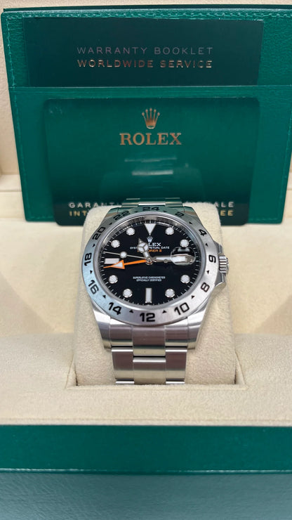 Rolex Oyster Perpetual Explorer II Black Dial 226570