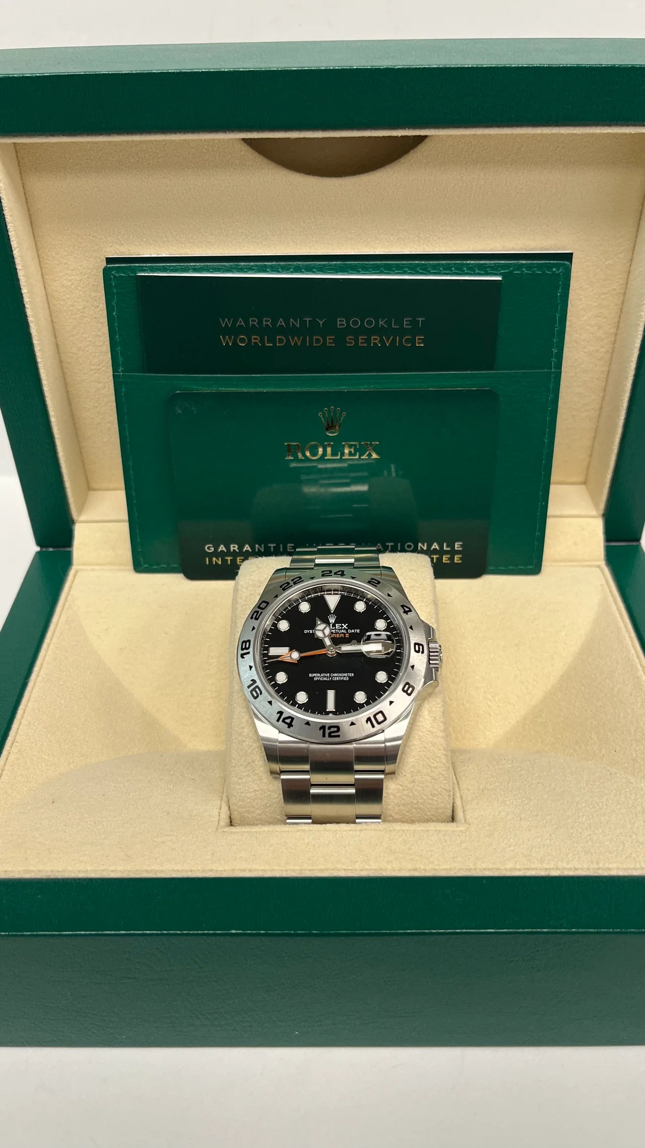 Rolex Oyster Perpetual Explorer II Black Dial 226570