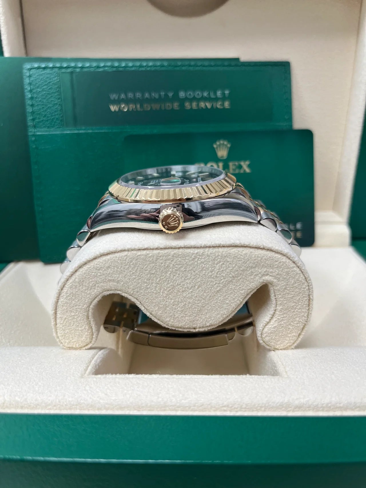 Rolex Sky-Dweller Black Yellow Gold Oyster