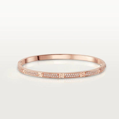 [Verdaci™]LOVE BRACELET 3.65MM DIAMOND-PAVED