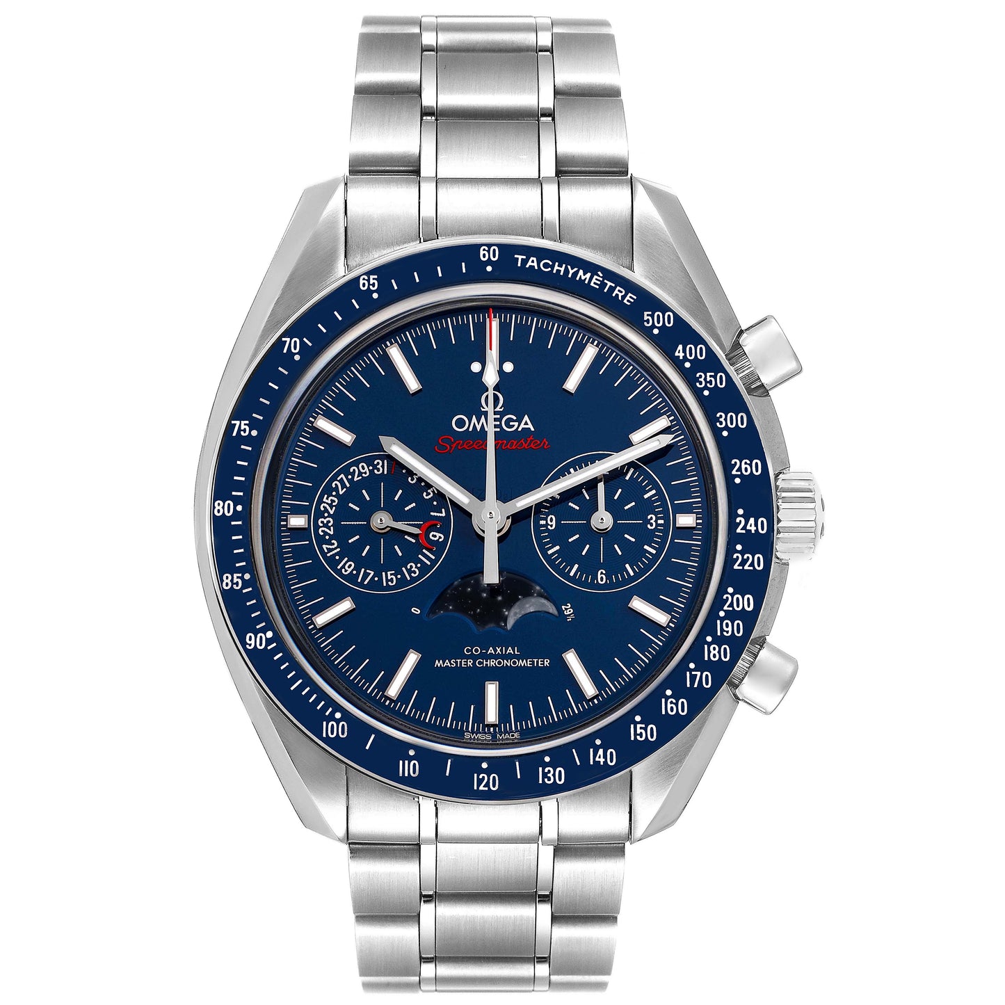 Omega Speedmaster Moonphase Blue