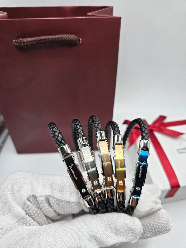 Bracelet cuir de Luxe Pour Homme / H30099