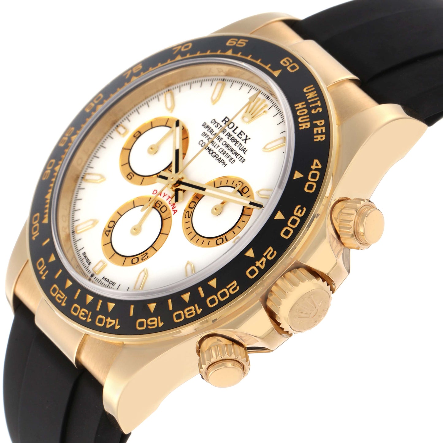 Rolex Daytona Yellow Gold White Dial 126518