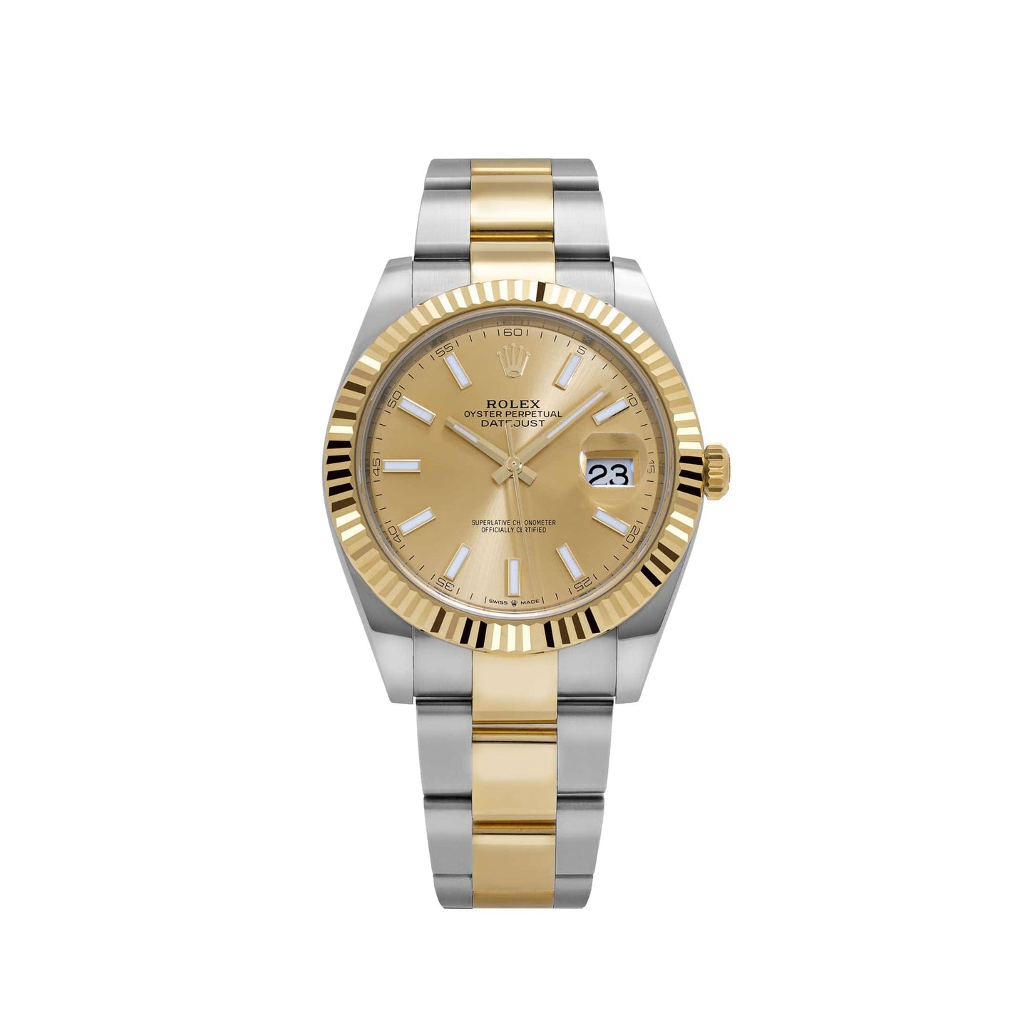 Rolex Datejust 126333 Stainless Steel - Gold Champagne Dial