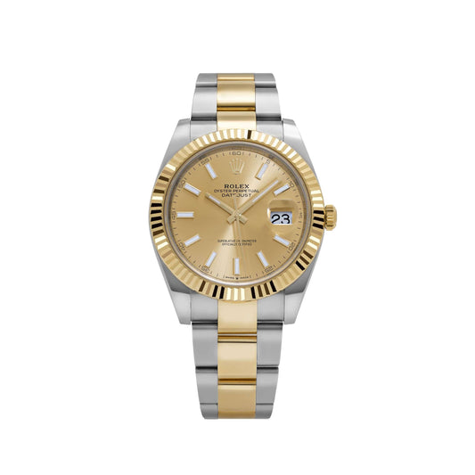 Rolex Datejust 126333 Stainless Steel - Gold Champagne Dial