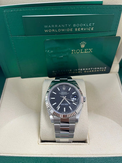 Rolex Datejust 41 Black dial Oyster
