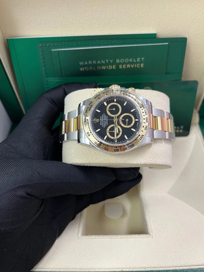 Rolex Daytona Gold and Black Dial Oyster Bracelet 126503