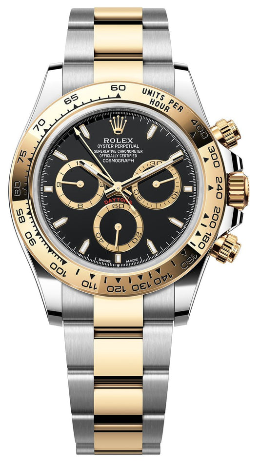 Rolex Daytona Gold and Black Dial Oyster Bracelet 126503