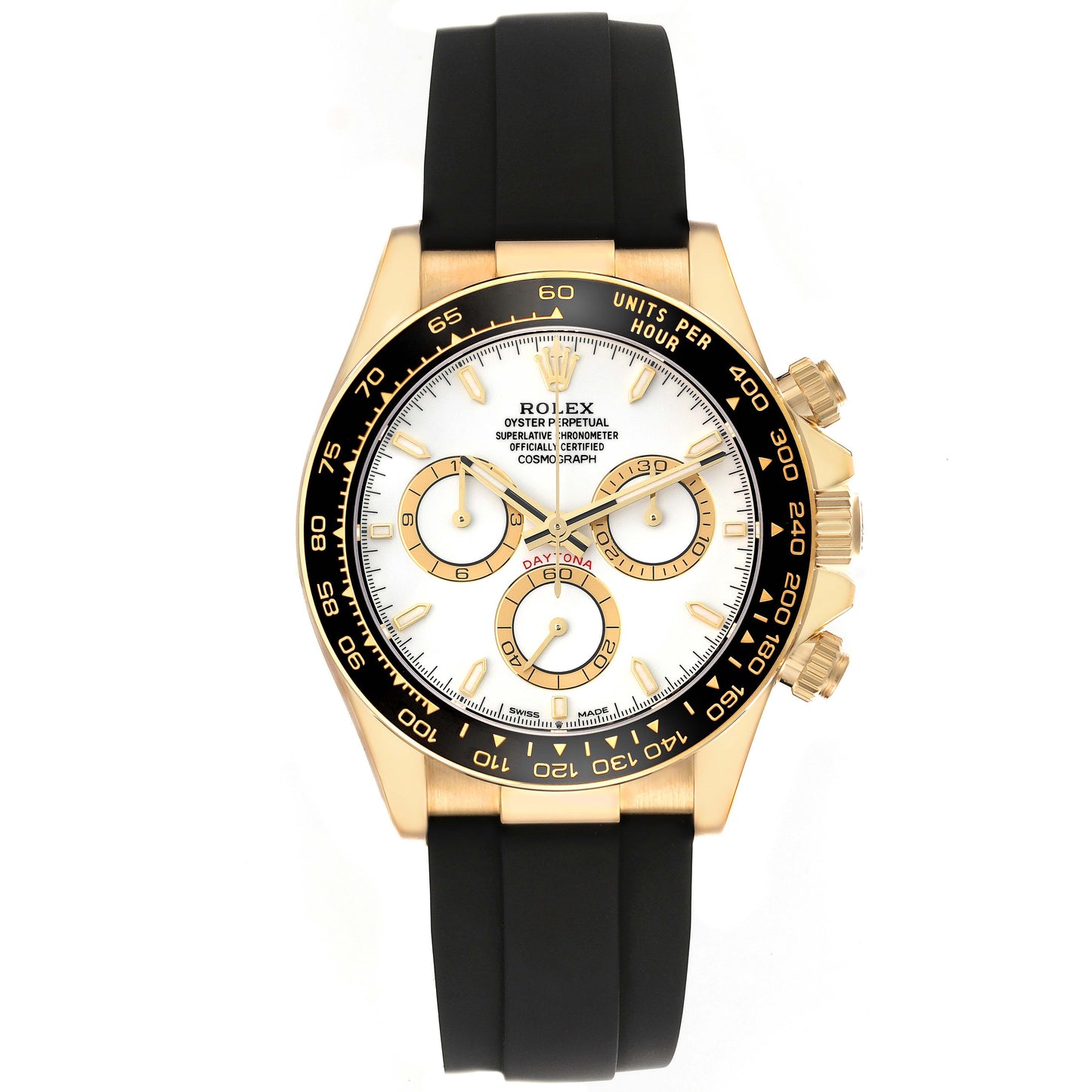 Rolex Daytona Yellow Gold White Dial 126518