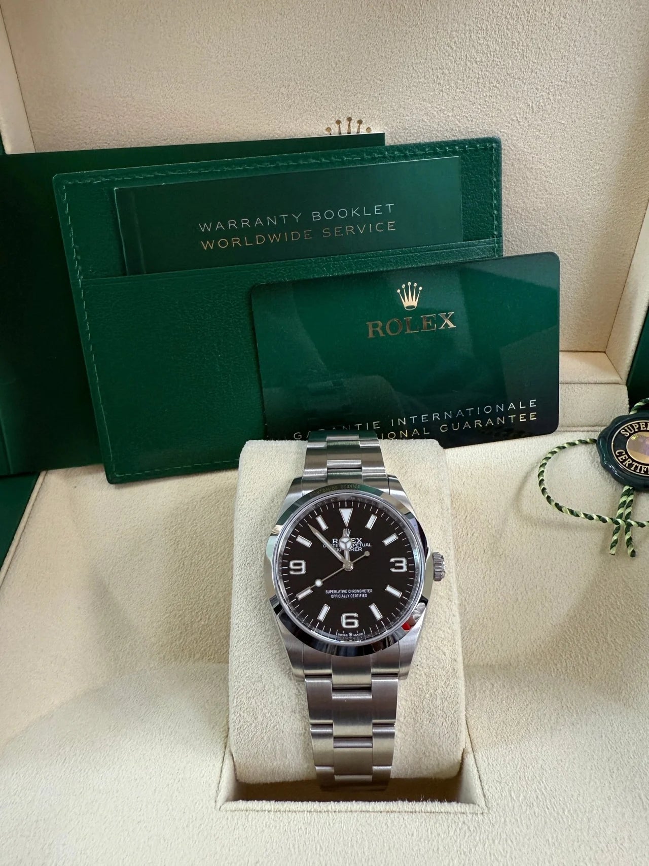 Rolex Explorer Oyster Perpetual Explorer Black