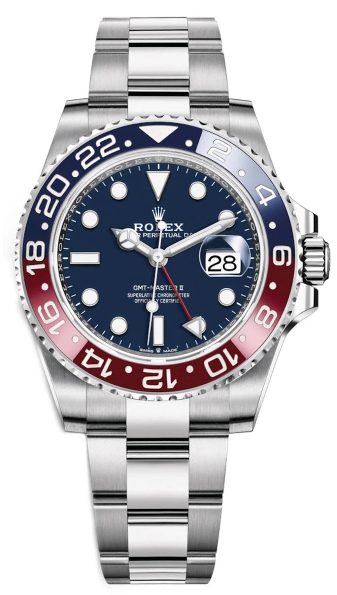 GMT MASTER-II 'PEPSI' OYSTER  MIDNIGHT BLUE DIAL