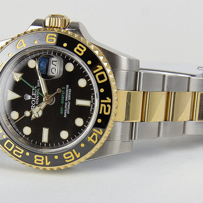 ROLEX GMT-MASTER II OYSTER SILVER GOLD