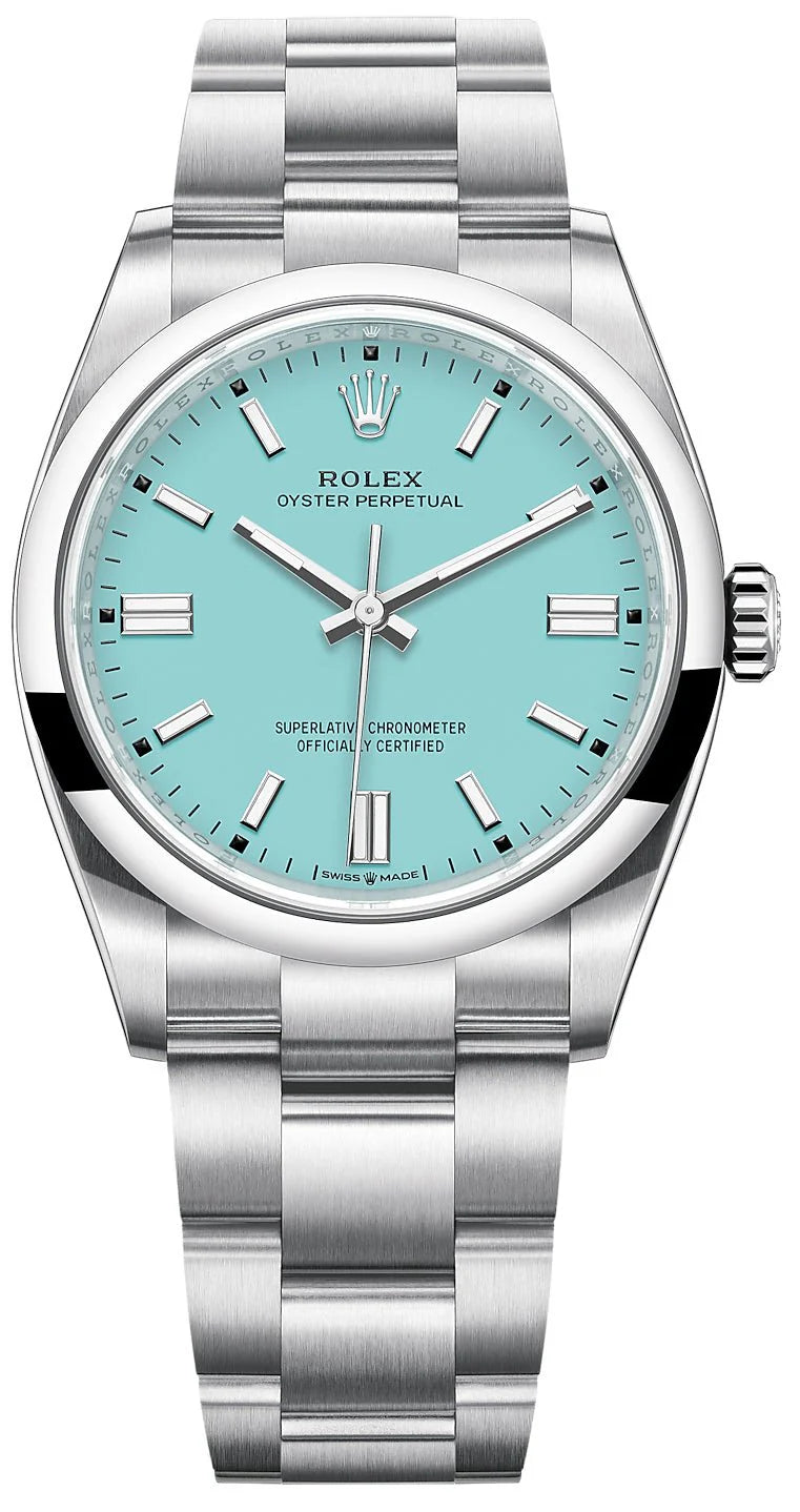 Rolex Oyster Perpetual Turquoise Dial Oyster 124300
