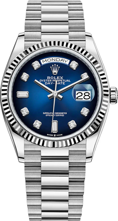 Rolex Day-Date 36 Blue Ombre Dial
