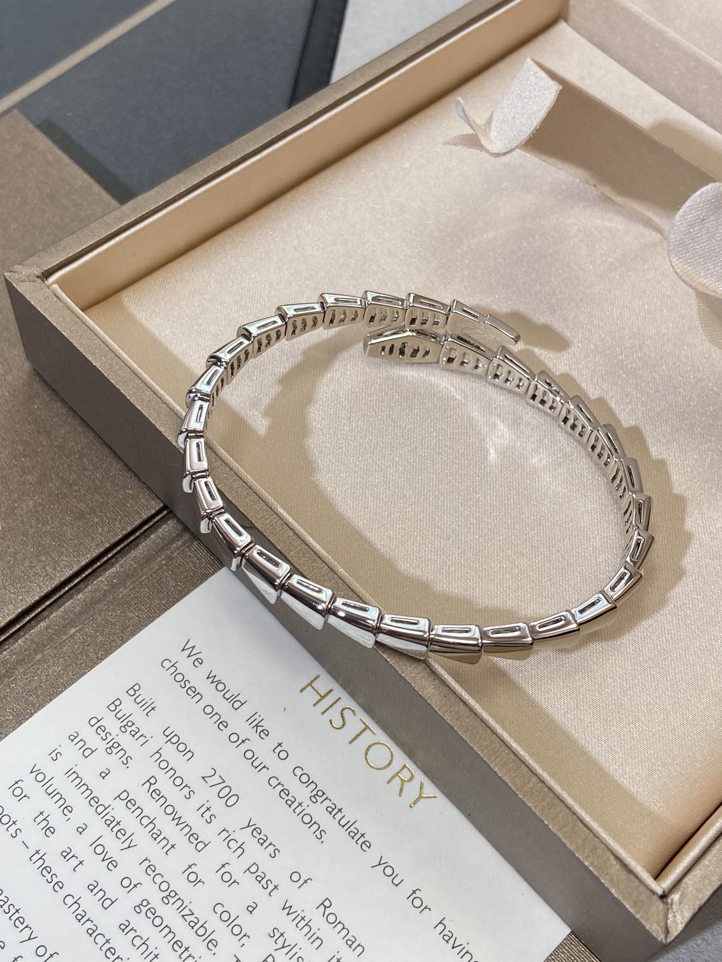 [Verdaci™]SERPENTI VIPER SILVER BRACELET