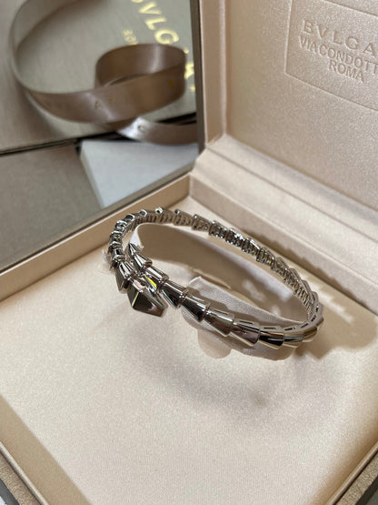 [Verdaci™]SERPENTI VIPER SILVER BRACELET